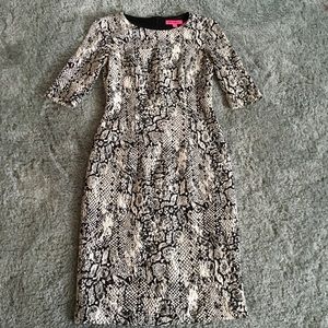 Snake skin dress